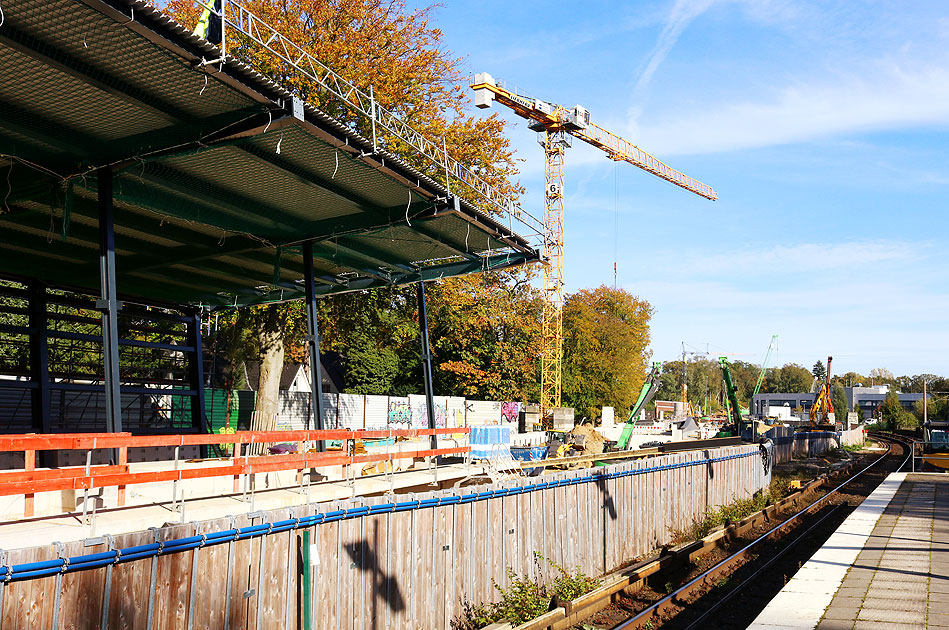 Der Umbau vom Bahnhof Sengelmannstraße der Hamburger Hochbahn