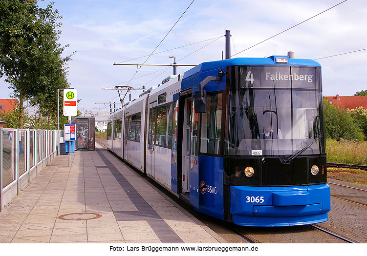 Straßenbahn Bremen - Haltestelle Arsten