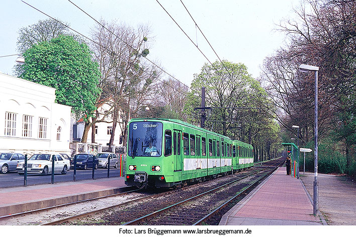Die Stadtbahn in Hannover von der &Uuml;stra