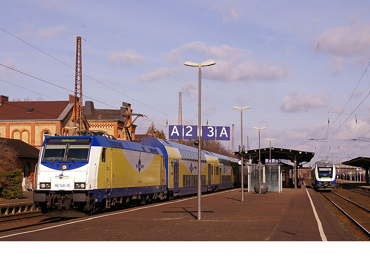 Der Bahnhof Elze ist ein Umsteigebahnhof in Niedersachsen
