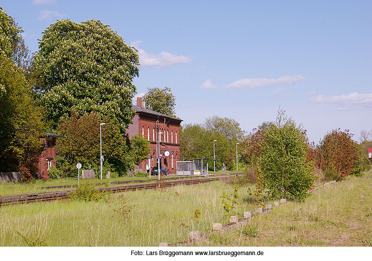 Der Bahnhof Dahlenburg an der Wendlandbahn