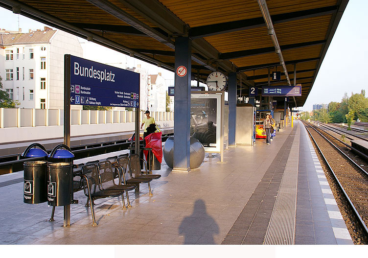 Bahnhof Berlin Bundesplatz der S-Bahn in Berlin
