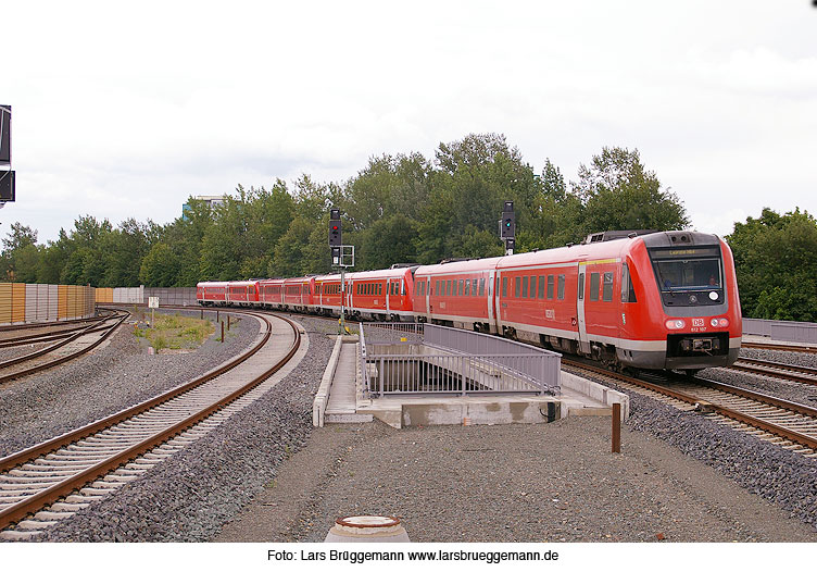 DB Baureihe 612 im Bahnhof Plauen