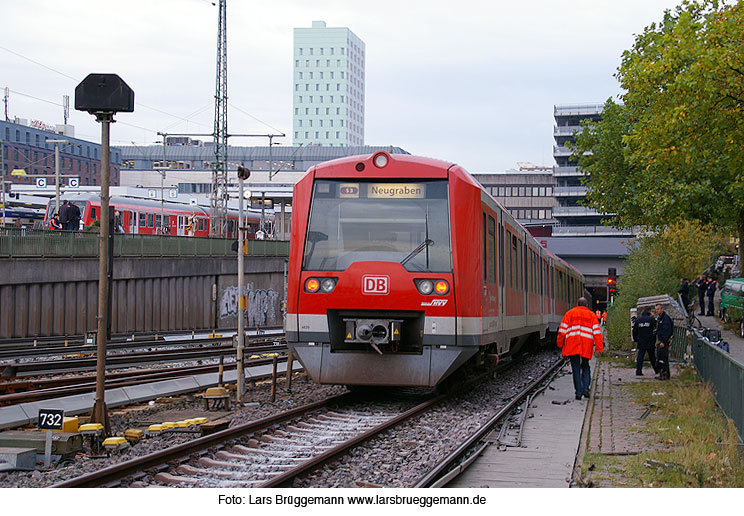 Entgleisung Hamburger S-Bahn
