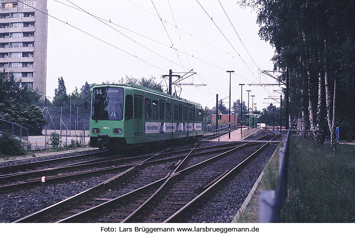 Straßenbahn - Stadtbahn - Hannover Haltestelle Roderbruch