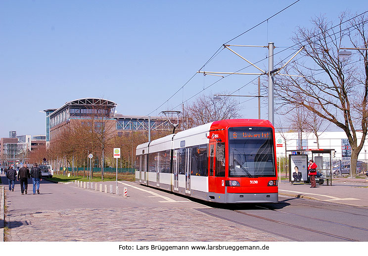 Die Bremer Straßenbahn am Flughafen