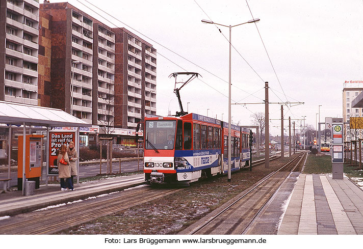 Tatra Wagen in Cottbus bei der Straßenbahn - Die Cottbusser Straßenbahn