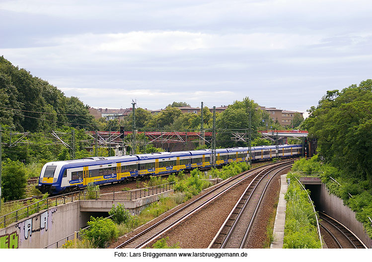 Bahnhof Berlin Gesundbrunnen mit einem Interconnex