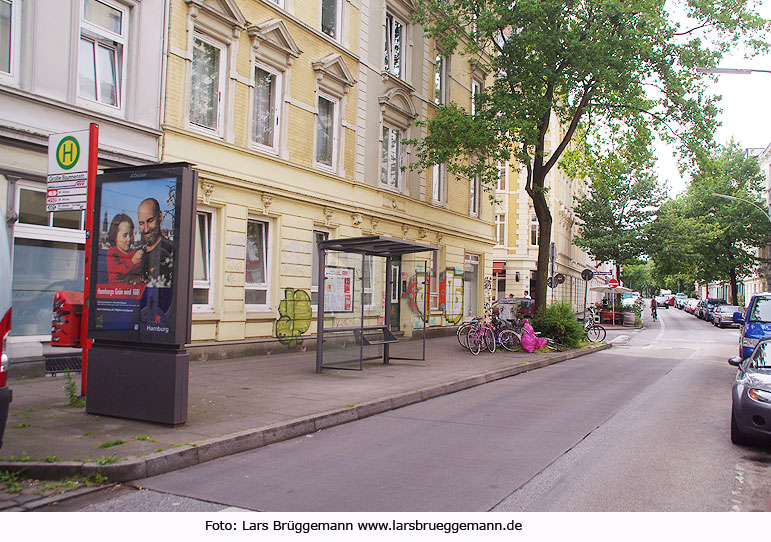 Bushaltestelle Bahrenfelder Straße in Altona