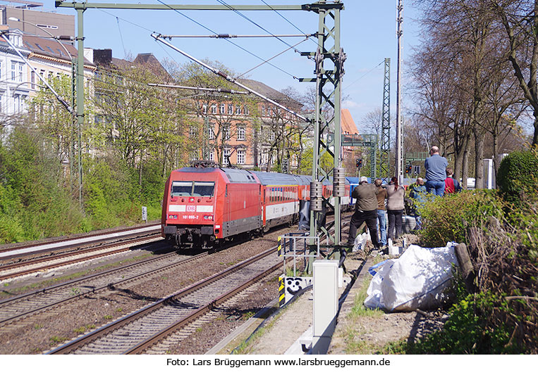 DB Baureihe 101 auf der Hamburger Verbindungsbahn