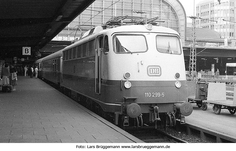 DB Baureihe 110 in Hamburg Hbf
