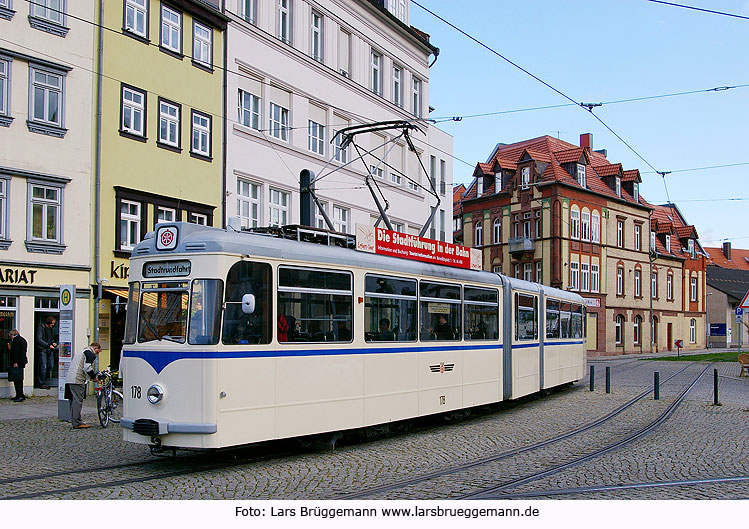 Die Straßenbahn in Erfurt - Stadtrundfahrt - Gotha G4-65