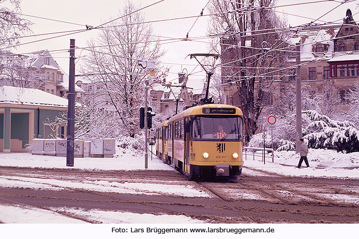 Straßenbahn Dresden Haltestelle Fetscherplatz