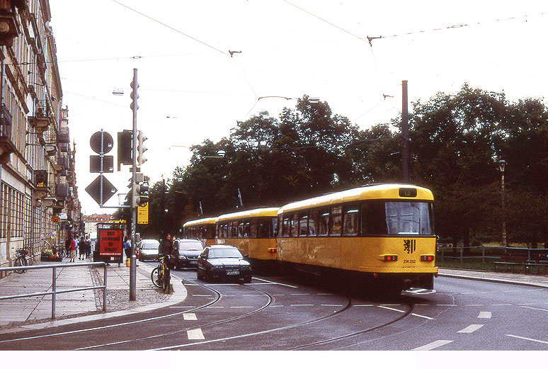 Straßenbahn Dresden - Haltestelle Alaunplatz