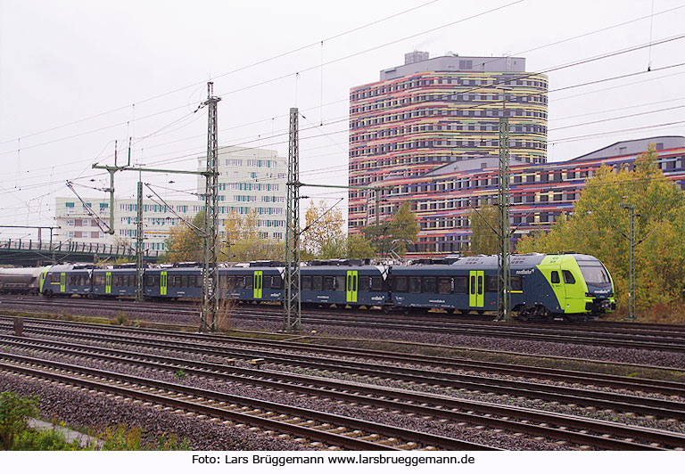 Nordbahn Flirt Triebwagen in Hamburg-Wilhelmsburg