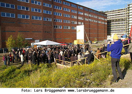 Die Grundsteinlegung für das Ökumenische Forum Hafencity