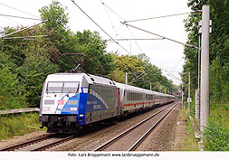 DB Baureihe 101 im Bahnhof Klecken