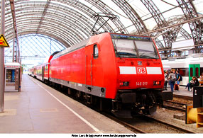 DB Baureihe 146 - Lok 146 011 in Dresden Hbf