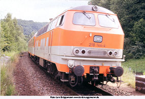 DB Baureihe 218 - City Bahn - Bahnhof Hoffnungsthal