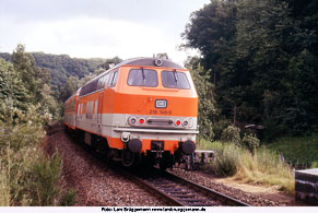 DB Baureihe218 City Bahn - Bahnhof Hoffnungsthal