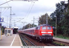 DB Baureihe 218 in Elmshorn