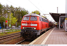 DB Baureihe 218 in Ahrensburg