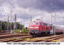 Foto DB Lok 218 833 in Hamburg