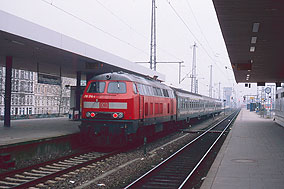 DB Baureihe 218 in Hamburg-Altona