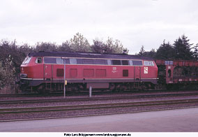 DB Baureihe 218 in Niebüll an der Marschbahn - Foto: Lars Brüggemann - www.larsbrueggemann.de