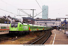 Der Flixtrain in Hamburg-Altona