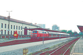 DB Baureihe 218 -Lok 218 275 - Gera Hbf