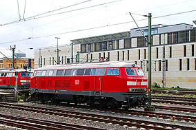 DB Baureihe 218 in Hannover Hbf