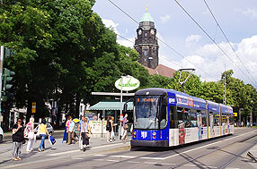 Straßenbahn Dresden - Haltestelle Prager Straße - Foto: Lars Brüggemann - www.larsbrueggemann.de