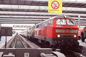 218 422-4 in München Hbf