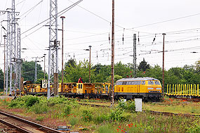 Die 219 449 im Bahnhof Stendal