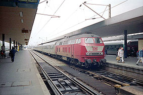 Die 218 109-7 in Hamburg-Altona