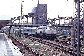 Die 218 357 in München