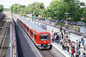 Hamburger S-Bahn in Aumühle