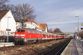 DB Baureihe 218 - Bahnhof Hildesheim Ost