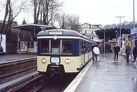 Die Sonderfahrt 60 Jahre 471 001 im Bahnhof Hamburg-Blankenese