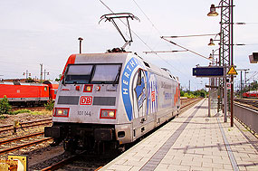 Die 101 144-4 in Dresden Hbf
