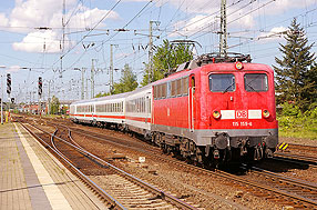 Die 110 159 in Neumünster