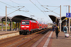 DB Baureihe 146 im Bahnhof Salzwedel