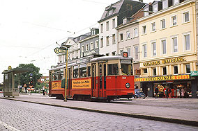 Die Hamburger Straßenbahn am Stephansplatz