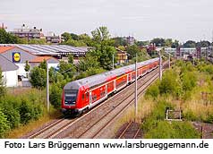 Bahnhof Ahrensburg - f&auml;hrt hier in Zukunft die S-Bahn hin?