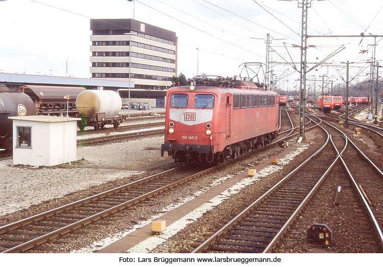 DB Baureihe 150 im Güterbahnhof Maschen