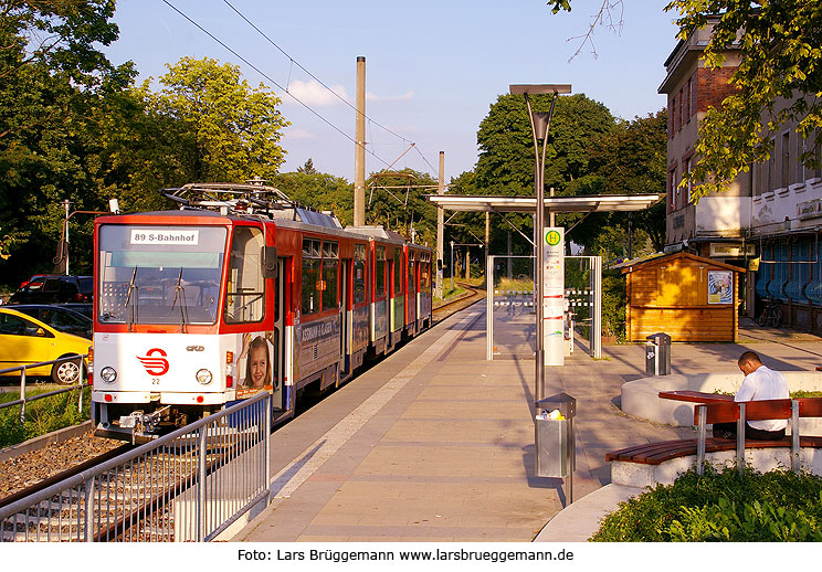Die Strausberger Eisenbahn am Bahnhof Strausberg