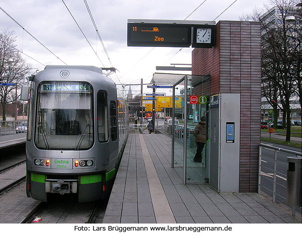 Straßenbahn Hannover - Haltestelle Clausewitzstraße