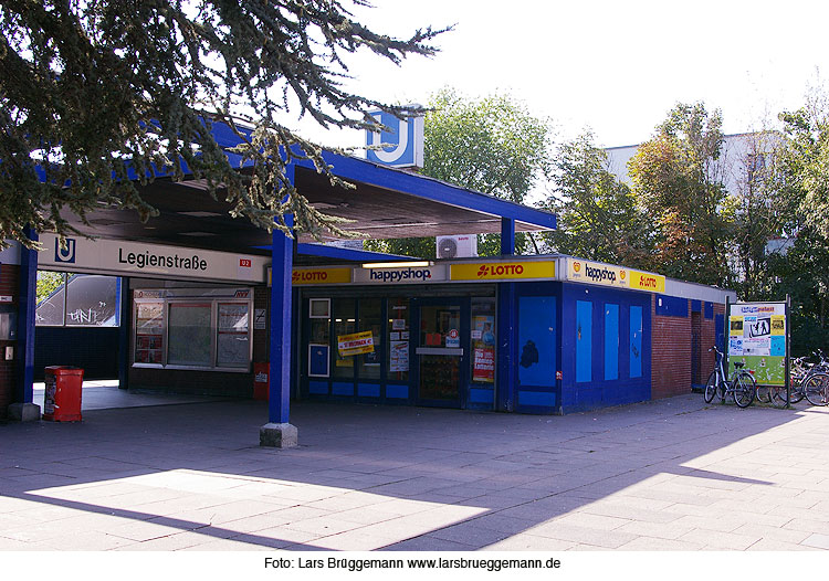 Der Bahnhof Legienstraße der Hamburger U-Bahn