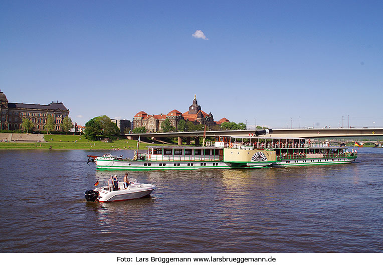 Das Schiff Pillnitz der Sächsischen Dampfschiffahrt